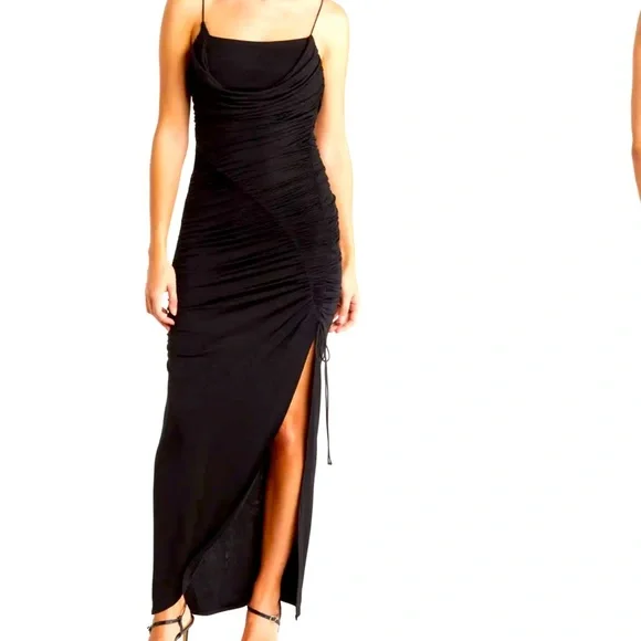 Alice + Olivia | Dresses | Nwt Alice Olivia Ruched Cutout Maxi Dress |  Poshmark